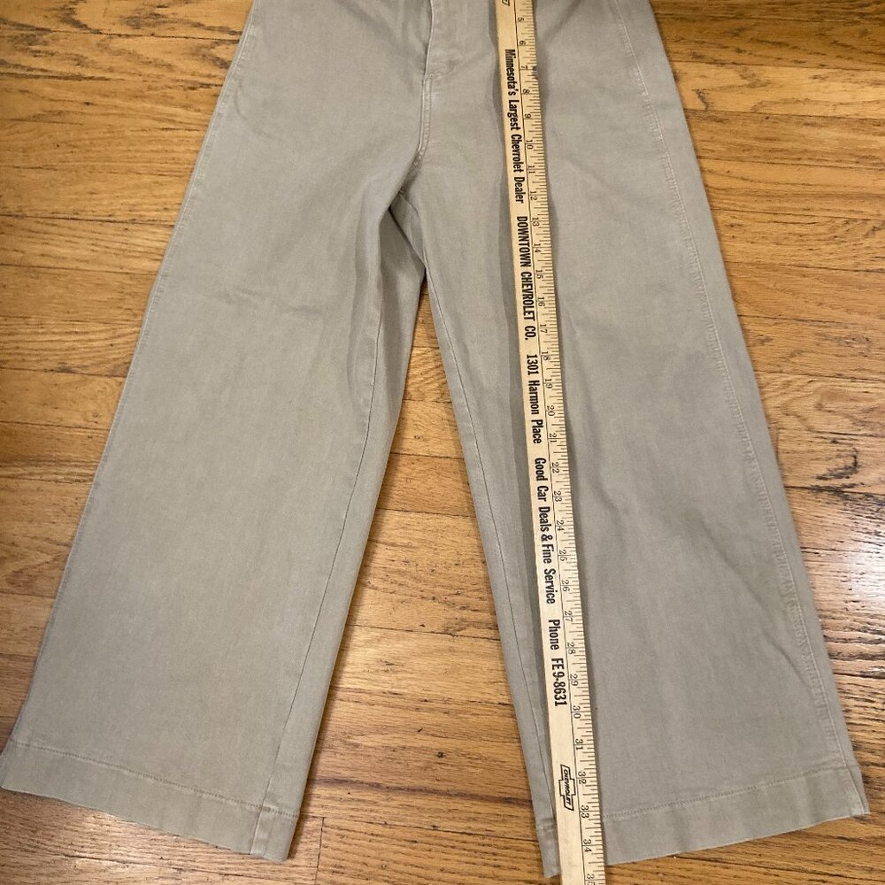 Oat NY wide leg cropped pants - size 4/27 - great condition